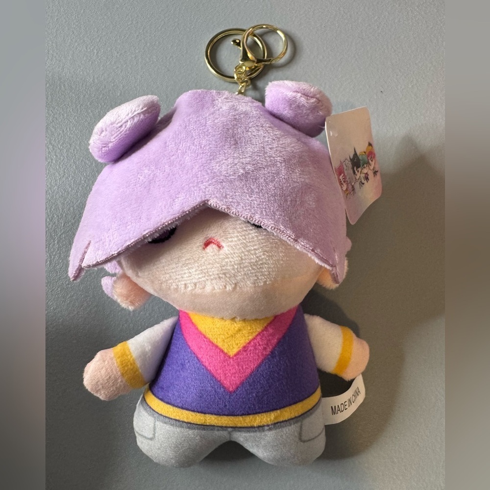 Kpop demon hunters huntrix saja boys mystery Plush Keychain bag charm